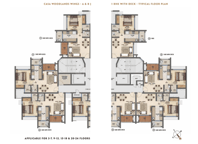 Project Image of 530.98 - 757.99 Sq.ft 2 BHK Apartment for buy in Lodha Upper Thane Casa Eden