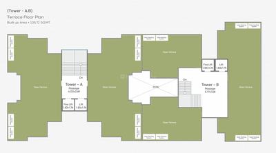Project Image of 608.48 - 618.39 Sq.ft 2 BHK Apartment for buy in Shreeji Sundaram Skyline