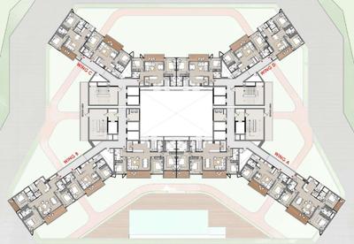 Project Image of 1500 Sq.ft 2 BHK Apartment / Flat for sale in Gujarat International Finance Tec City for Rs. 14500000