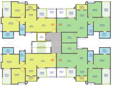 Project Image of 678.0 - 873.0 Sq.ft 2 BHK Apartment for buy in Dreams Rakshak