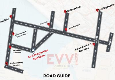 Project Image of 0.0 - 1530.0 Sq.ft Residential Plot Plot for buy in Evvi Meridian