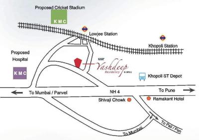 Project Image of 390.0 - 634.0 Sq.ft 1 BHK Apartment for buy in  Yashdeep Residency