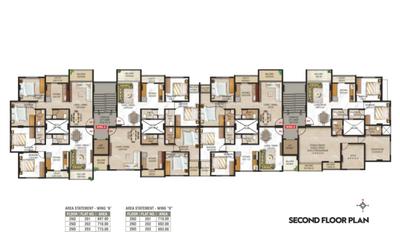 Sai Krupa Residency Wing A Cluster Plan 1