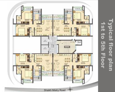 Project Image of 523.45 - 844.43 Sq.ft 2 BHK Apartment for buy in Sanghvi Heights Phase 2