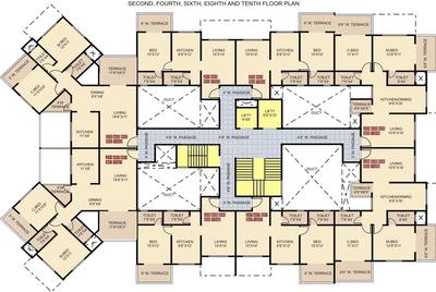 Project Image of 459.0 - 715.0 Sq.ft 1 BHK Apartment for buy in Shree Sentosa Pride Wing C