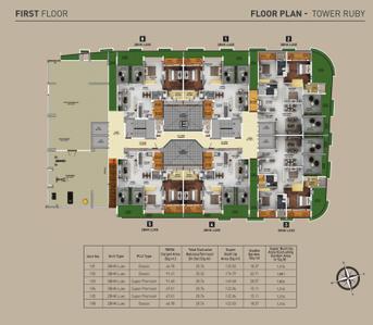 Project Image of 828.0 - 1890.0 Sq.ft 2 BHK Apartment for buy in Purva Aspire