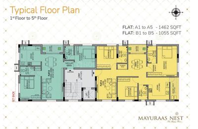 Project Image of 0.0 - 1055.0 Sq.ft 2 BHK Apartment for buy in Rahul Mayuraas Nest