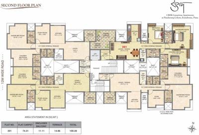 Project Image of 671.0 - 1023.0 Sq.ft 3 BHK Apartment for buy in Kotibhaskar Sugam CHSL