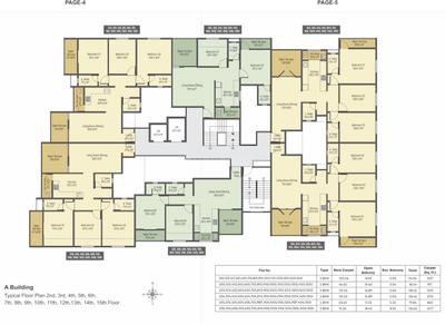 Project Image of 684.91 - 1277.0 Sq.ft 2 BHK Apartment for buy in Shree Pride Wing A