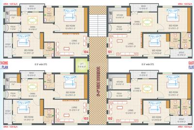 Project Image of 0.0 - 1225.0 Sq.ft 2 BHK Apartment for buy in Aksharavalli Kamakshi Residency