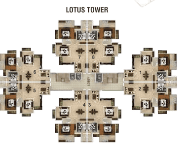 Project Image of 1632.0 - 2287.0 Sq.ft 3 BHK Apartment for buy in  Taj Royale