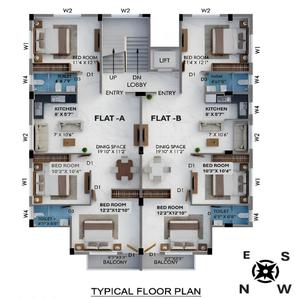 Project Image of 0.0 - 1225.0 Sq.ft 3 BHK Apartment for buy in Shree Shyam Shanti Kunj