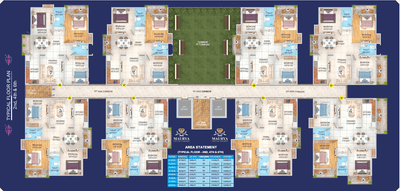 Project Image of 902.0 - 947.0 Sq.ft 3 BHK Apartment for buy in Maurya Crystal Paradise