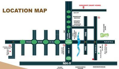 Srijee Saraswati Smart Homes Location Plan 1