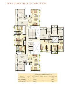 Project Image of 630.0 - 1350.0 Sq.ft 1 BHK Apartment for buy in Ekta Parksville Phase III