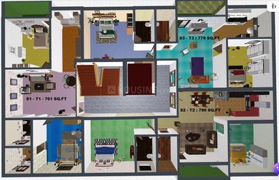 Project Image of 761.0 - 1197.0 Sq.ft 2 BHK Apartment for buy in Sri Evergreen Garden