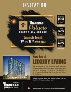 Project Image of 488.68 - 650.0 Sq.ft 2 BHK Apartment for buy in Thanekar Palacio Phase 1