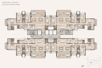 Project Image of 1080.91 - 2163.12 Sq.ft 2 BHK Apartment for buy in Lodha Fiorana Beaumont Estate Phase 1