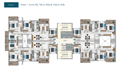 Project Image of 1338.0 - 2525.0 Sq.ft 2 BHK Apartment for buy in Winsome Icon
