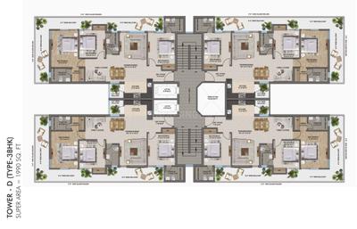 Project Image of 1750.0 - 2290.0 Sq.ft 3 BHK Apartment for buy in Urban Nest The Zirk