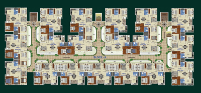 Project Image of 870.0 - 1095.0 Sq.ft 2 BHK Apartment for buy in Confident Jade