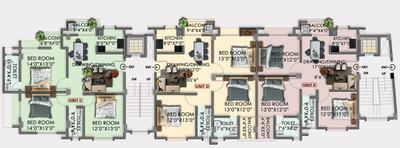 Project Image of 1427.0 - 1999.0 Sq.ft 3 BHK Apartment for buy in Choudhury Apartment