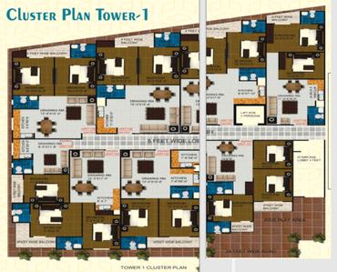 Project Image of 1575.0 - 2200.0 Sq.ft 3 BHK Apartment for buy in Greno Residency