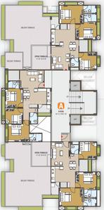 Project Image of 599.87 - 850.46 Sq.ft 2 BHK Apartment for buy in Raj Panchamrut 1