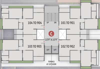 Project Image of 1761 Sq.ft 3 BHK Apartment / Flat for sale in Bopal for Rs. 8500000