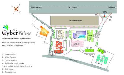 Project Image of 647.0 - 1752.0 Sq.ft 1 BHK Apartment for buy in SFS Cyber Palms Ivory