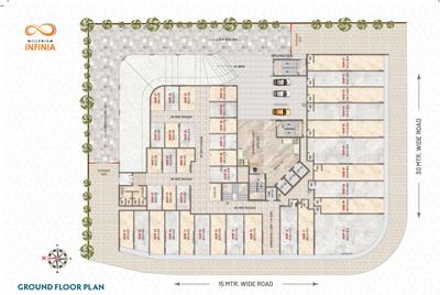 Project Image of 447.67 - 1917.16 Sq.ft 1 BHK Apartment for buy in Millenium Infinia