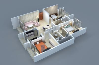 Project Image of 0.0 - 404.0 Sq.ft 1 BHK Apartment for buy in Dange Seagull Bldg 3