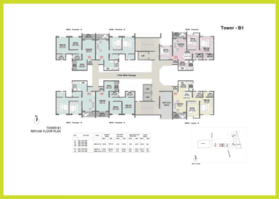 Project Image of 928.0 - 1071.0 Sq.ft 3 BHK Apartment for buy in Kohinoor Famville