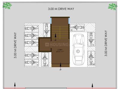 Project Image of 0.0 - 675.0 Sq.ft 1 BHK Apartment for buy in Krishna Veer Alpha