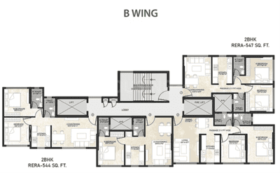 Project Image of 430.13 - 872.63 Sq.ft 1 BHK Apartment for buy in Kaustubh Park 91