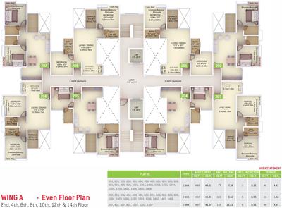 Project Image of 272.0 - 628.0 Sq.ft 1 BHK Apartment for buy in VTP Purvanchal Phase1 AB