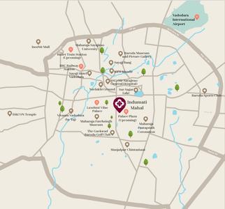Project Image of 1826.96 - 2688.93 Sq.ft 3 BHK Apartment for buy in Baroda Indumati Palace Residences Tower E