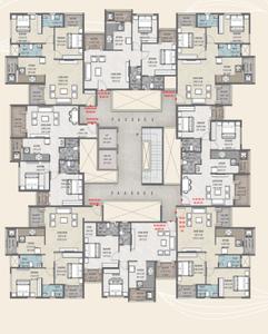 Project Image of 915.0 - 1515.0 Sq.ft 2 BHK Apartment for buy in Tulsi Tirth Apartment