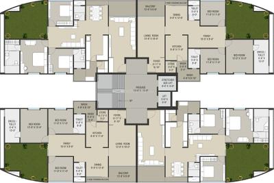 Project Image of 1346.03 - 1701.0 Sq.ft 3 BHK Apartment for buy in VHD Vicenza Highdeck II