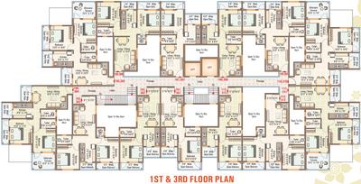 Project Image of 725.0 - 1050.0 Sq.ft 1 BHK Apartment for buy in Noble Nakshatra Wing D Phase 1 Part A