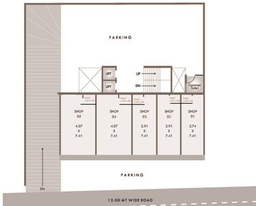 Project Image of 0.0 - 637.65 Sq.ft 2 BHK Apartment for buy in Pearl Tawhid Heights