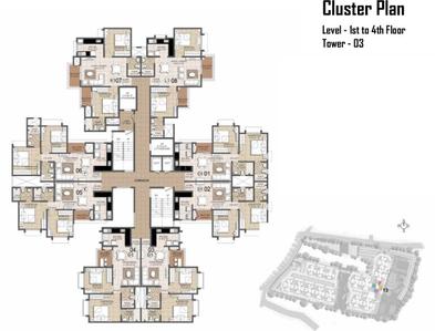 Project Image of 572.0 - 988.0 Sq.ft 1 BHK Apartment for buy in Prestige Primrose Hills Ph I