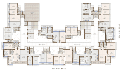 Project Image of 320.76 - 703.0 Sq.ft 1 BHK Apartment for buy in Riu Siddhivinayak Aarambh