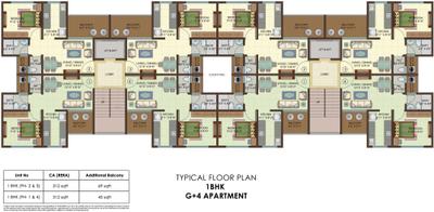 Project Image of 312.0 - 478.0 Sq.ft 1 BHK Apartment for buy in Olympeo Riverside Phase 1