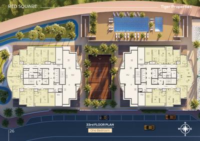 Project Image of 327.0 - 923.0 Sq.ft Studio Studio Apartment for buy in Tiger Red Square