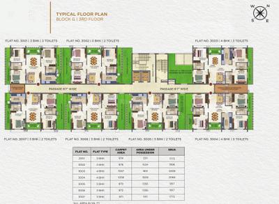 Project Image of 701.0 - 965.0 Sq.ft 2 BHK Apartment for buy in Harshit Landmark