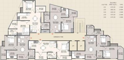 Project Image of 380.0 - 1940.0 Sq.ft 1 BHK Apartment for buy in Auric Prime Suites