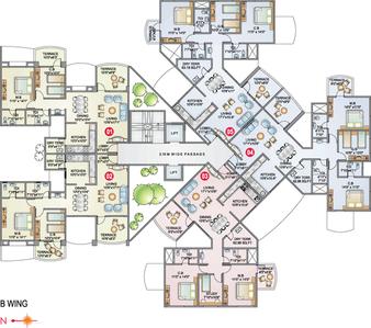 Project Image of 981.0 - 1270.0 Sq.ft 2 BHK Apartment for buy in Kunal Crimson
