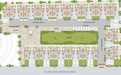 Palm Radhe Kutir Layout Plan 1