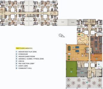 Project Image of 688.0 - 816.0 Sq.ft 2 BHK Apartment for buy in Merlin Skygaze
